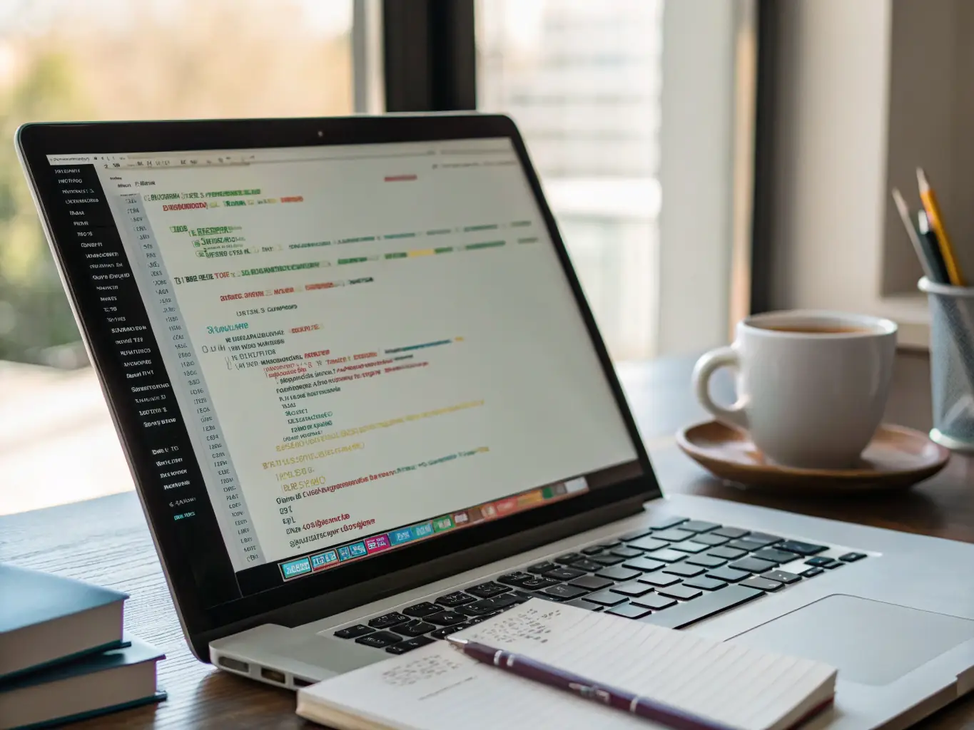 An image of a Python script running in a code editor, highlighting the simplicity and readability of the language.
